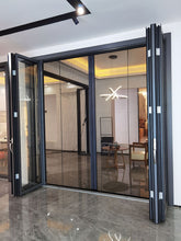 Warren Hot Sale High Quality Heavy Duty Bi-Fold Super Large Size Thermal Break Aluminum Bifold Door Cost